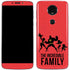 Disney The Incredibles Family Sillhouette Moto E5 Plus Skin