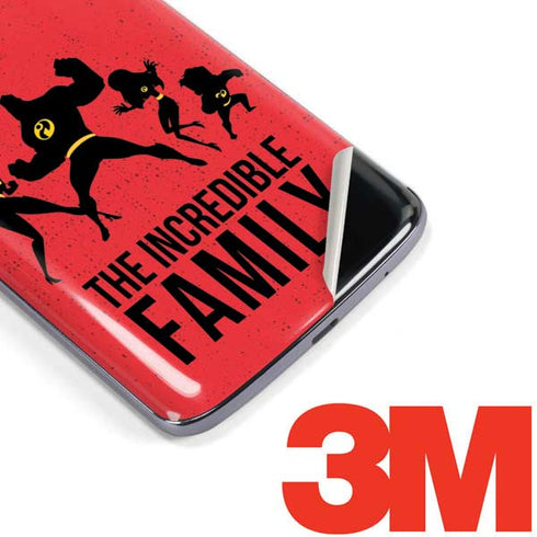 Disney The Incredibles Family Sillhouette Moto E5 Plus Skin