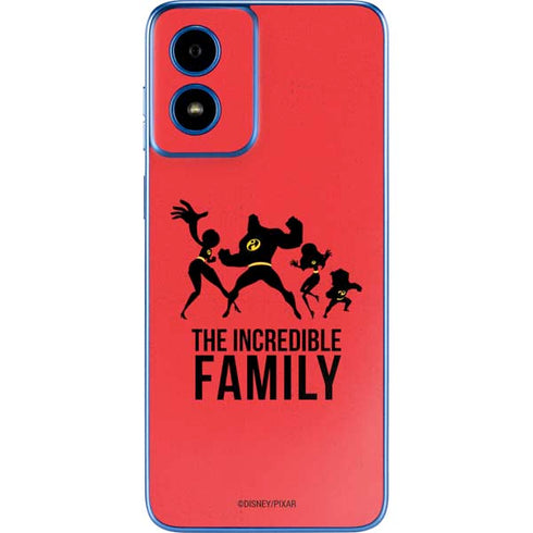 Disney The Incredibles Family Sillhouette Moto G Play 4G (2024) Skin
