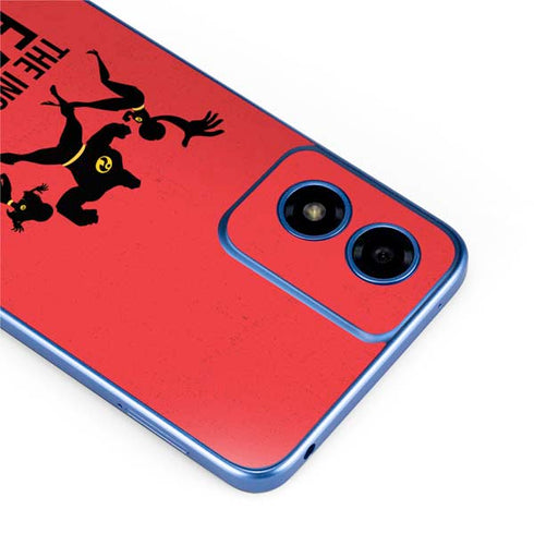 Disney The Incredibles Family Sillhouette Moto G Play 4G (2024) Skin