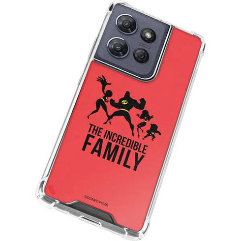 Disney The Incredibles Family Sillhouette Moto G Power 5G (2025) Clear Case