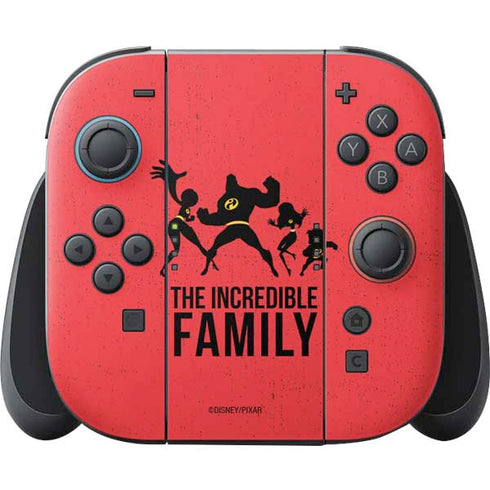 Disney The Incredibles Family Sillhouette Nintendo Skins