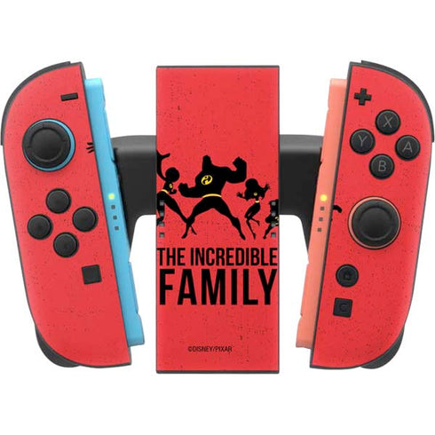 Disney The Incredibles Family Sillhouette Nintendo Switch 2 (2025) Joy-Con Controller Skin