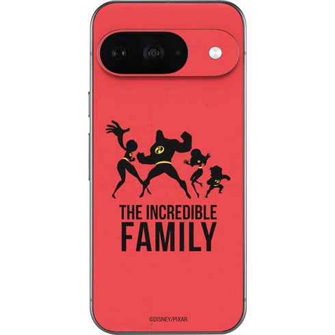 Disney The Incredibles Family Sillhouette Google Pixel 9 Skin