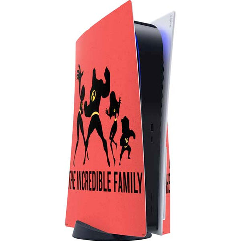 Disney The Incredibles Family Sillhouette PlayStation PS5 Skins