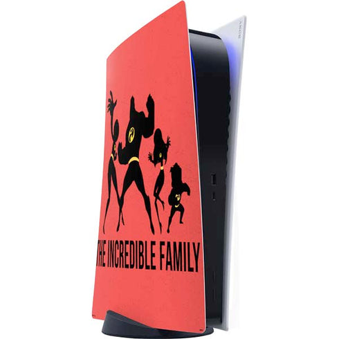 Disney The Incredibles Family Sillhouette PlayStation PS5 Skins