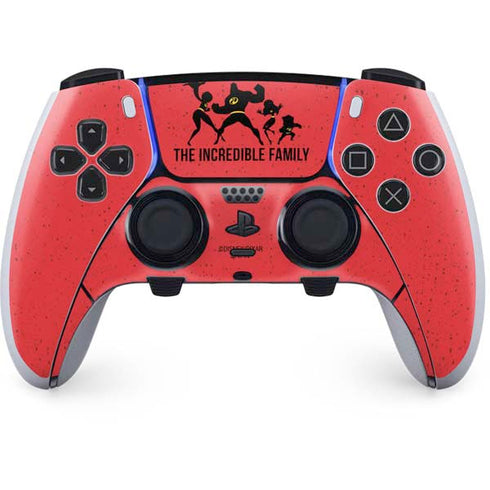 Disney The Incredibles Family Sillhouette PS5 DualSense Edge Pro Controller Skin