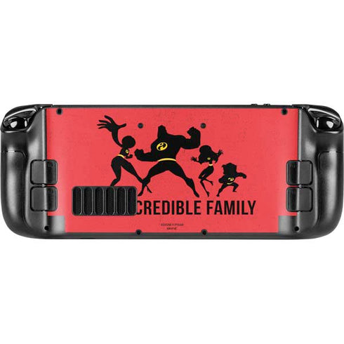 Disney The Incredibles Family Sillhouette Steam Deck Handheld Gaming Computer Skin