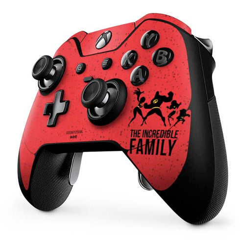 Disney The Incredibles Family Sillhouette Xbox One Elite Controller Skin
