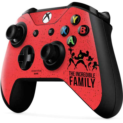 Disney The Incredibles Family Sillhouette Xbox One X Controller Skin