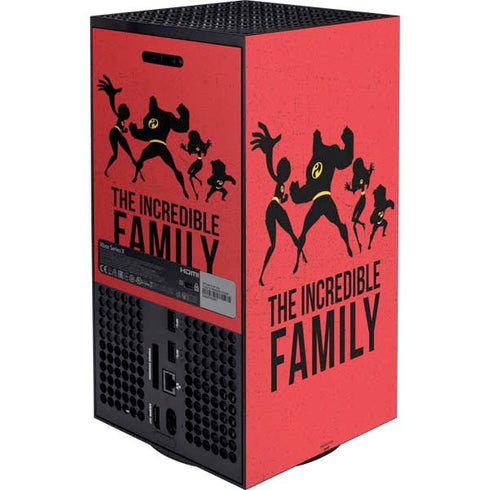 Disney The Incredibles Family Sillhouette Xbox Series X Bundle Skin