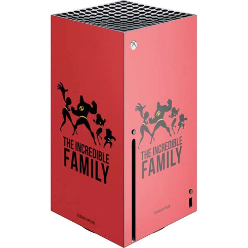 Disney The Incredibles Family Sillhouette Xbox Series X Skins