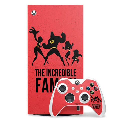 Disney The Incredibles Family Sillhouette Xbox Series X Skins