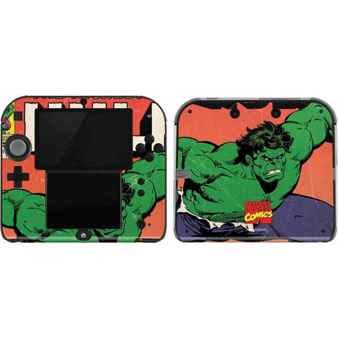 Marvel Classic Comics The Incredible Hulk Nintendo 2DS Skin