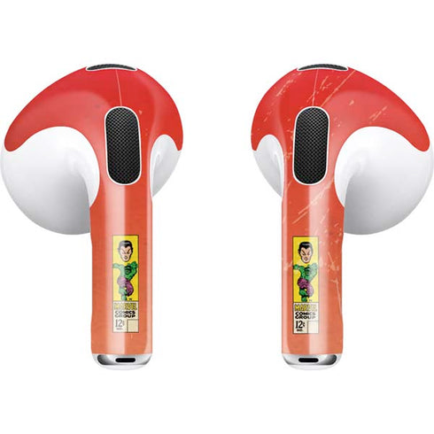 Marvel Classic Comics The Incredible Hulk Apple AirPods (3rd Gen 2021) Skin