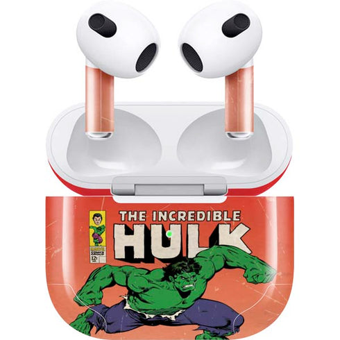 Marvel Classic Comics The Incredible Hulk Apple AirPods (3rd Gen 2021) Skin
