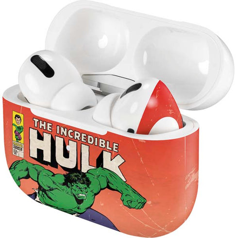 Marvel Classic Comics The Incredible Hulk AirPods Skins