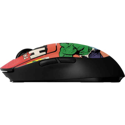 Marvel Classic Comics The Incredible Hulk G Pro Wireless Gaming Mouse Skin