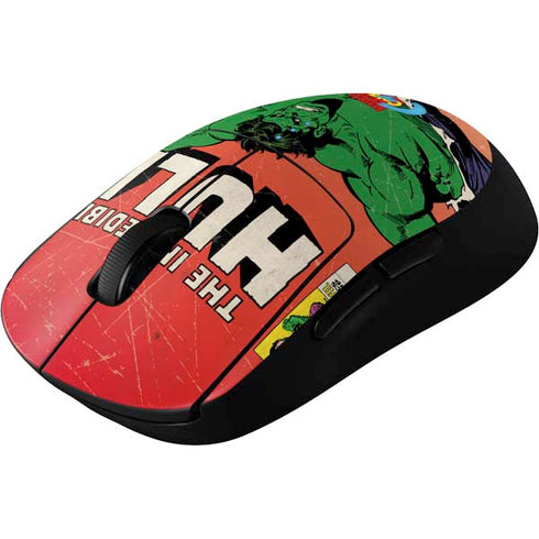 Marvel Classic Comics The Incredible Hulk G Pro Wireless Gaming Mouse Skin