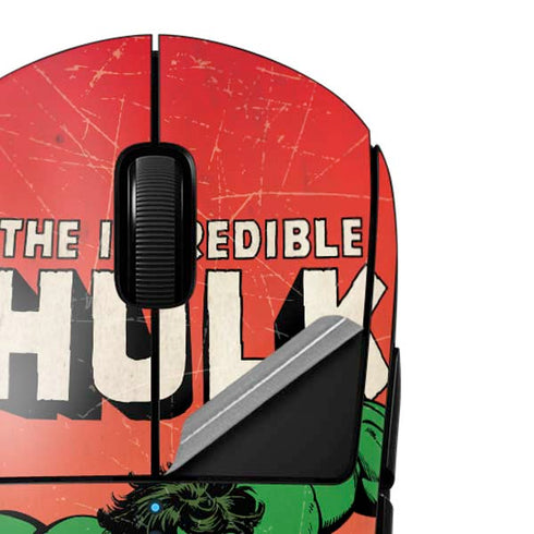 Marvel Classic Comics The Incredible Hulk G Pro Wireless Gaming Mouse Skin