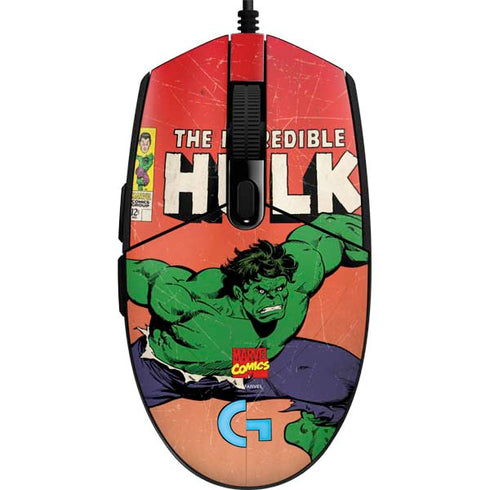 Marvel Classic Comics The Incredible Hulk G203 Prodigy RGB Wired Gaming Mouse Skin