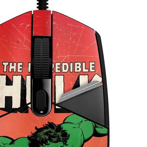 Marvel Classic Comics The Incredible Hulk G203 Prodigy RGB Wired Gaming Mouse Skin
