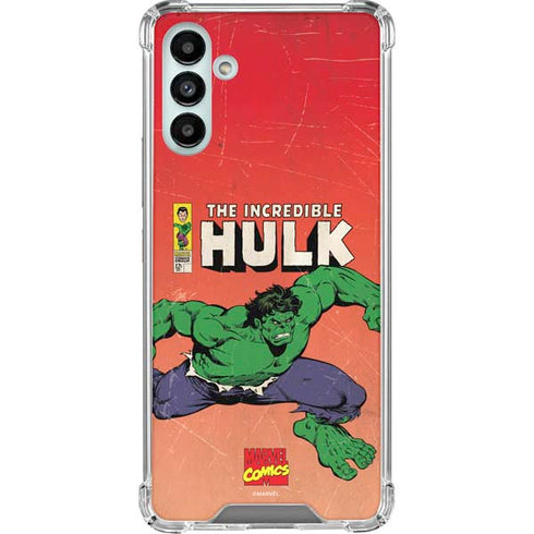 Marvel Classic Comics The Incredible Hulk Galaxy A13 5G Clear Case