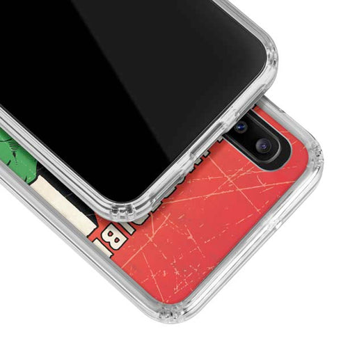 Marvel Classic Comics The Incredible Hulk Galaxy A20 Clear Case