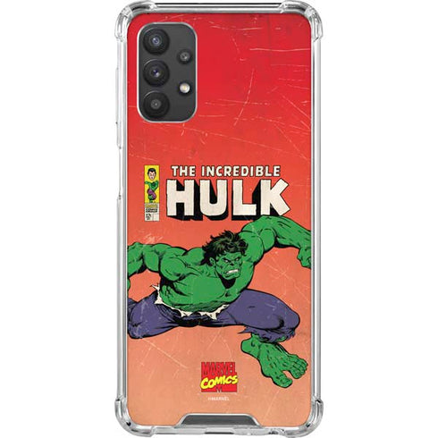 Marvel Classic Comics The Incredible Hulk Galaxy A32 5G Clear Case