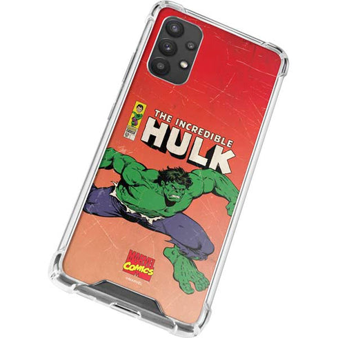 Marvel Classic Comics The Incredible Hulk Galaxy A32 5G Clear Case