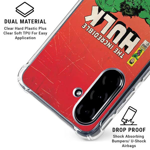 Marvel Classic Comics The Incredible Hulk Galaxy A36 5G Clear Case