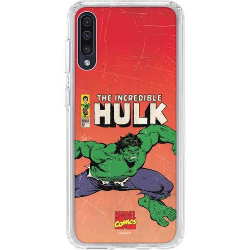 Marvel Classic Comics The Incredible Hulk Galaxy A50 Clear Case