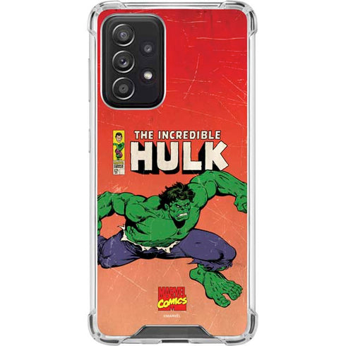 Marvel Classic Comics The Incredible Hulk Galaxy A52 5G Clear Case