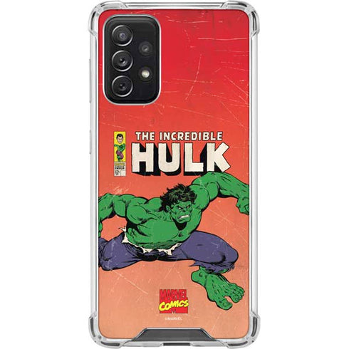 Marvel Classic Comics The Incredible Hulk Galaxy A72 5G Clear Case