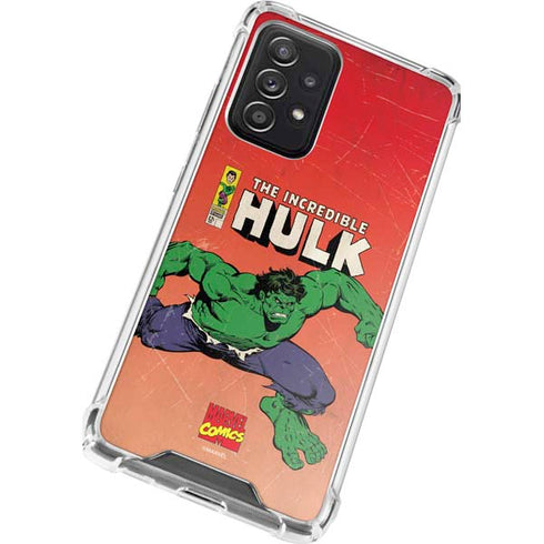 Marvel Classic Comics The Incredible Hulk Galaxy A72 5G Clear Case