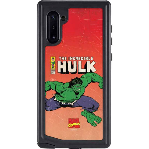 Marvel Classic Comics The Incredible Hulk Galaxy Note 10 Waterproof Case