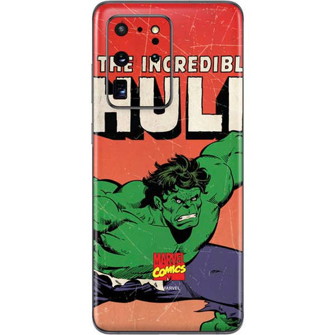 Marvel Classic Comics The Incredible Hulk Galaxy S20 Ultra 5G Skin