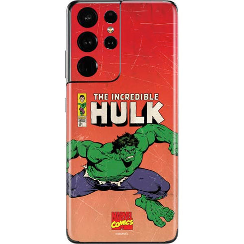 Marvel Classic Comics The Incredible Hulk Galaxy S21 Ultra 5G Skin