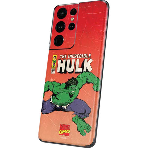 Marvel Classic Comics The Incredible Hulk Galaxy S21 Ultra 5G Skin