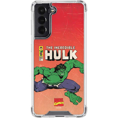 Marvel Classic Comics The Incredible Hulk Galaxy S22 Clear Case