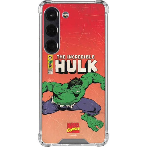 Marvel Classic Comics The Incredible Hulk Galaxy S23 Clear Case