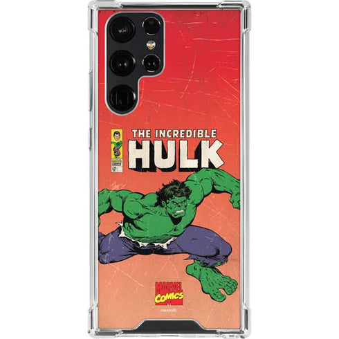 Marvel Classic Comics The Incredible Hulk Galaxy S23 Ultra Clear Case