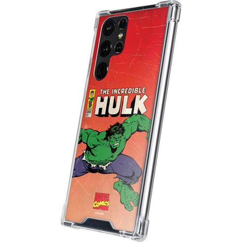 Marvel Classic Comics The Incredible Hulk Galaxy S23 Ultra Clear Case