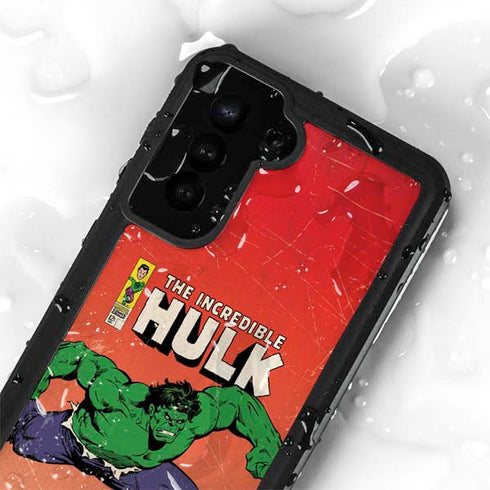 Marvel Classic Comics The Incredible Hulk Galaxy S24 Plus Waterproof Case
