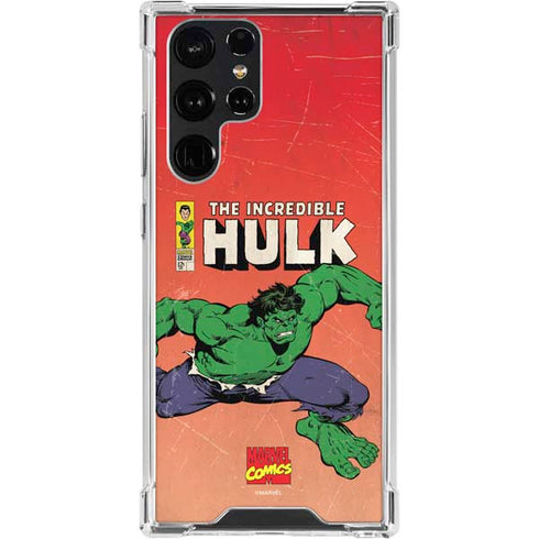 Marvel Classic Comics The Incredible Hulk Galaxy S24 Ultra Clear Case
