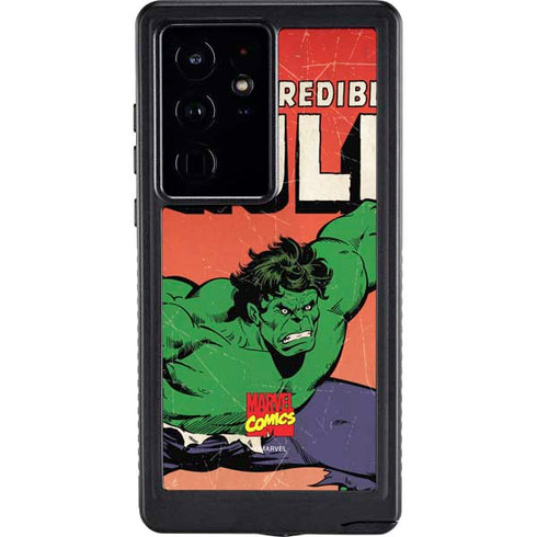 Marvel Classic Comics The Incredible Hulk Galaxy S24 Ultra Waterproof Case