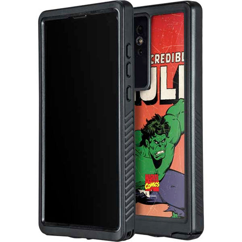 Marvel Classic Comics The Incredible Hulk Galaxy S24 Ultra Waterproof Case