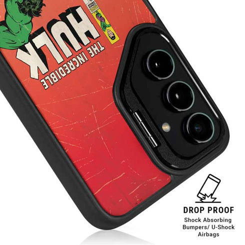 Marvel Classic Comics The Incredible Hulk Galaxy S25 Kickstand Case