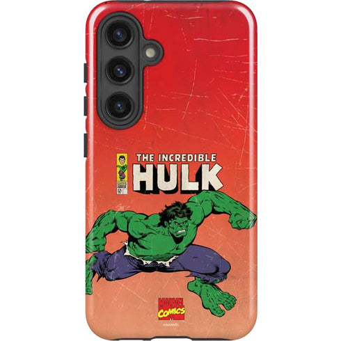 Marvel Classic Comics The Incredible Hulk Galaxy S25 Plus Impact Case