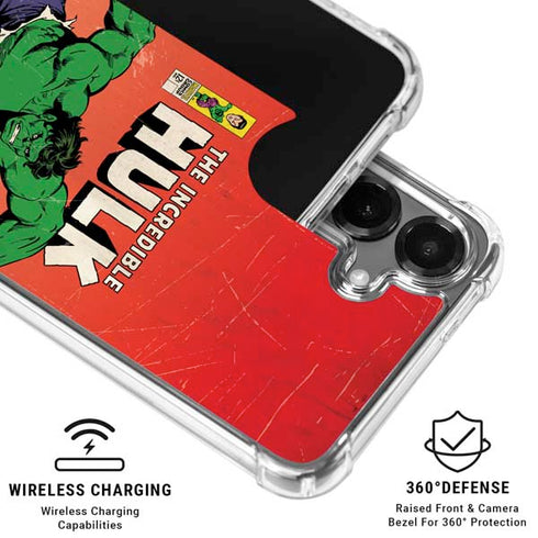 Marvel Classic Comics The Incredible Hulk Galaxy S26 Plus Clear Case